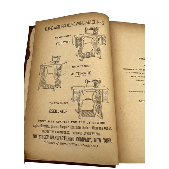 Antique Book Robert Elsmere by Mrs Humphrey Ward Singer Sewing Machines - Picture 5 of 12